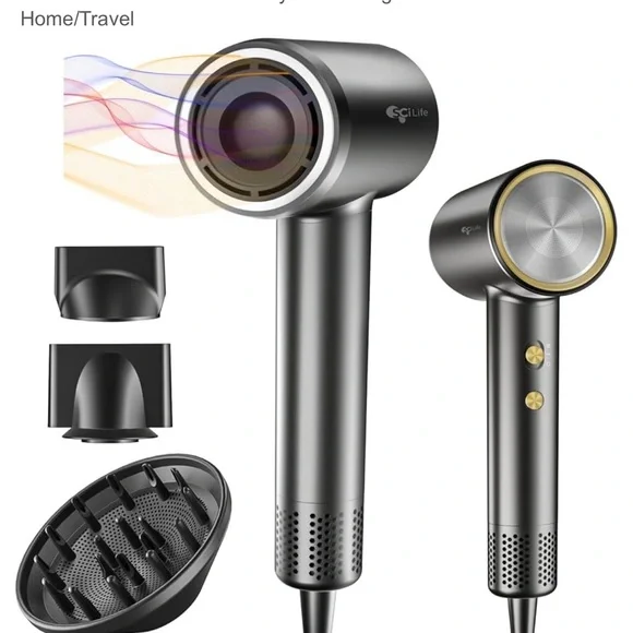 Scilife Negative Ionic Hair Dryer with Diffuser, Magnetic Attachments - Picture 1 of 9